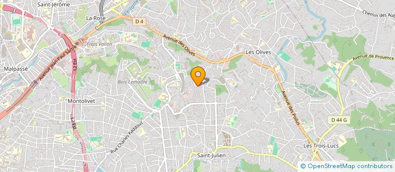 localisation de l'entreprise MONSIEUR SYLVAIN LIEUTIER à MARSEILLE