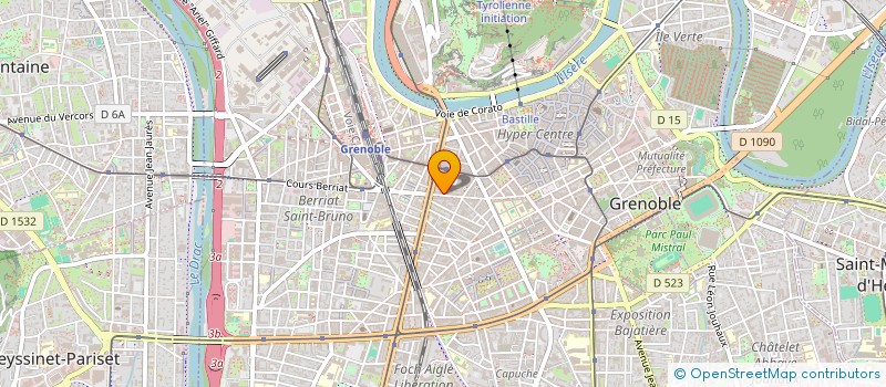 localisation de l'entreprise MONSIEUR SYLVAIN-LIONEL HOUVILLE  GRENOBLE