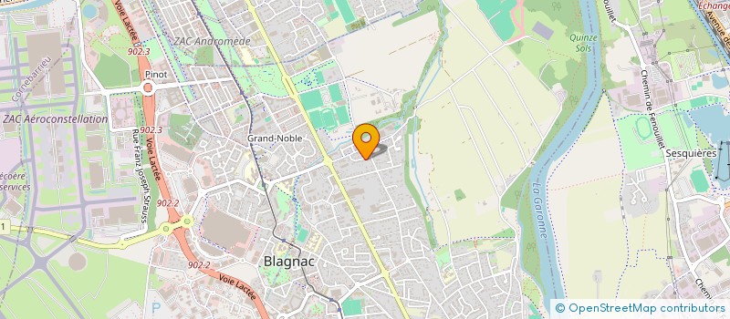 localisation de l'entreprise MONSIEUR SYLVAIN LLADOS  BLAGNAC