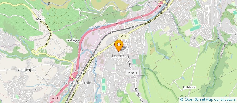 localisation de l'entreprise MONSIEUR SYLVAIN LOCATI  LORETTE