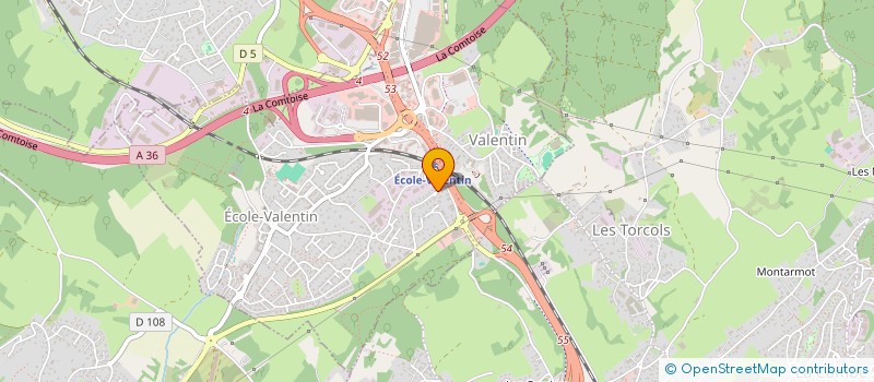 localisation de l'entreprise MONSIEUR SYLVAIN LOERSCH  ECOLE-VALENTIN