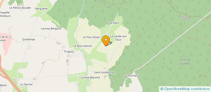 localisation de l'entreprise MONSIEUR SYLVAIN LOIC PEROUZE à LOUDEAC