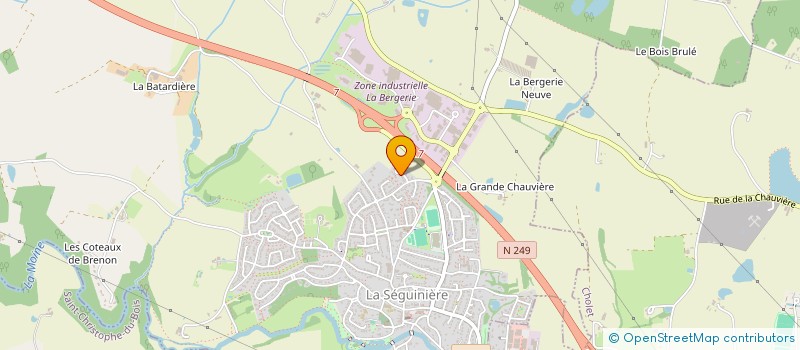 localisation de l'entreprise MONSIEUR SYLVAIN LOIZEAU  SAINT-CHRISTOPHE-DU-BOIS