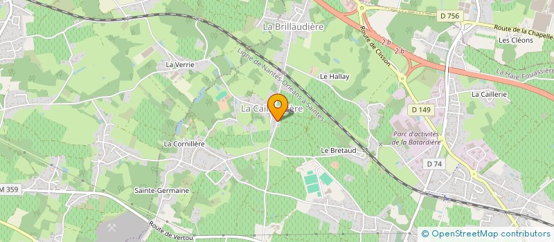 localisation de l'entreprise MONSIEUR SYLVAIN LONGUET  LA HAIE-FOUASSIERE