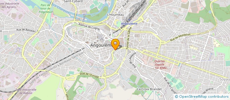 localisation de l'entreprise MONSIEUR SYLVAIN LOUCHART à ANGOULEME