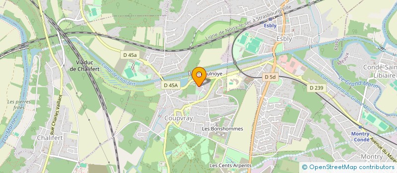 localisation de l'entreprise MONSIEUR SYLVAIN LOUIS  COUPVRAY