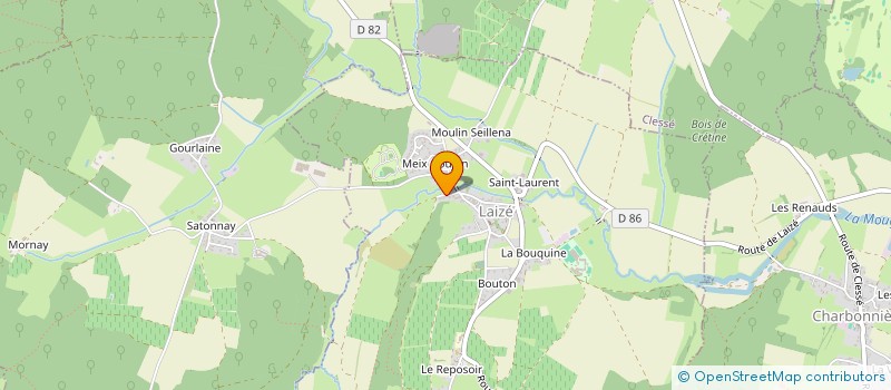 localisation de l'entreprise MONSIEUR SYLVAIN LOUP  LAIZE