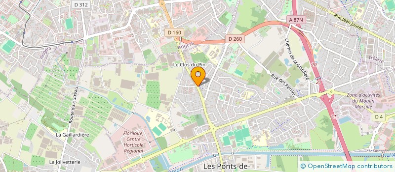 localisation de l'entreprise MONSIEUR SYLVAIN LOYER à LES PONTS-DE-CE