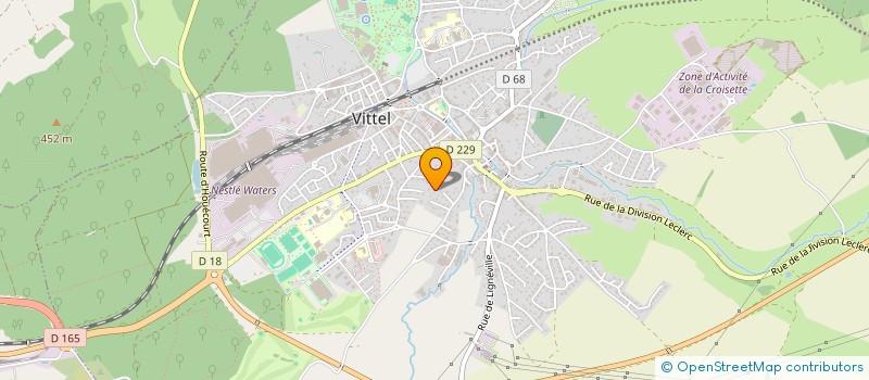 localisation de l'entreprise MONSIEUR SYLVAIN LOZACH  VITTEL