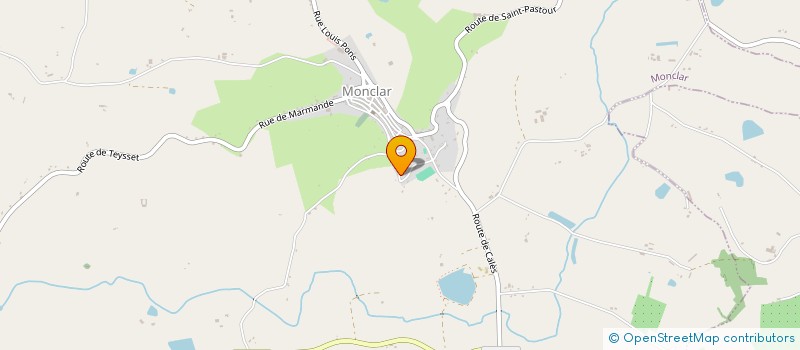 localisation de l'entreprise MONSIEUR SYLVAIN LUCAT  MONCLAR