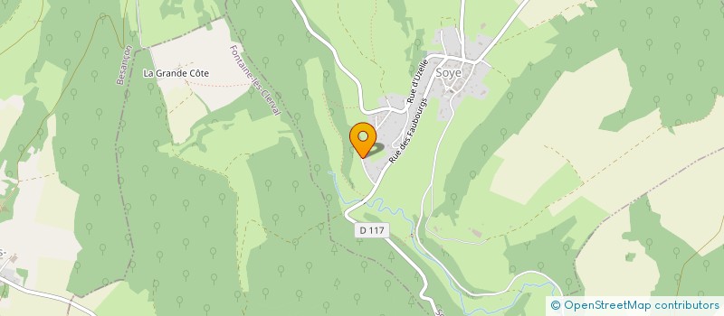 localisation de l'entreprise MONSIEUR SYLVAIN LUDWIG  SOYE