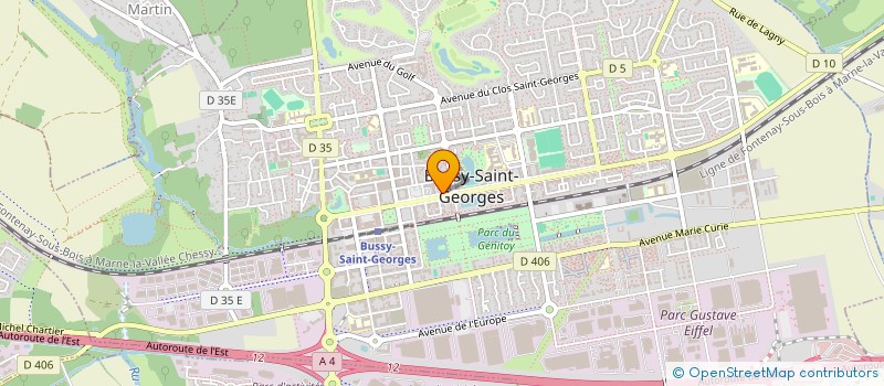 localisation de l'entreprise MONSIEUR SYLVAIN LUONG  BUSSY-SAINT-GEORGES