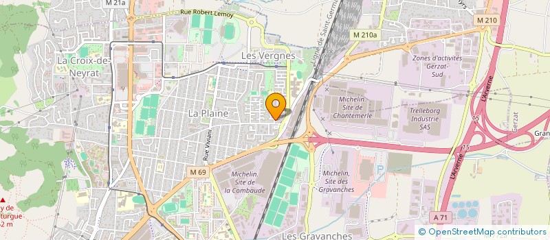 localisation de l'entreprise MONSIEUR SYLVAIN MACHET à CLERMONT-FERRAND