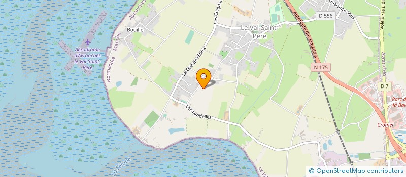 localisation de l'entreprise MONSIEUR SYLVAIN MADELAINE  MARCEY-LES-GREVES