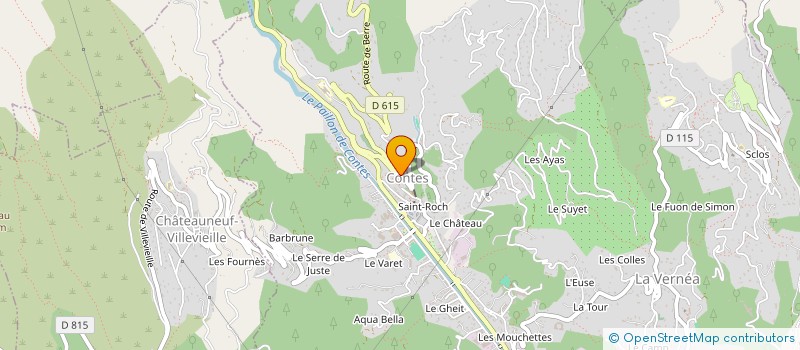 localisation de l'entreprise MONSIEUR SYLVAIN MAGISTRY  CONTES