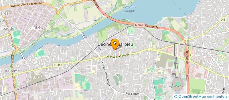 localisation de l'entreprise MONSIEUR SYLVAIN MAILLARD  DECINES-CHARPIEU