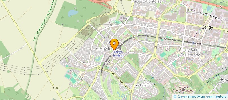 localisation de l'entreprise MONSIEUR SYLVAIN  MALADIRA  CERGY