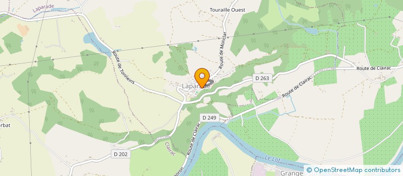 localisation de l'entreprise MONSIEUR SYLVAIN MALHERBE  LAPARADE