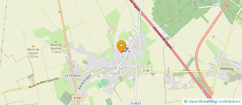 localisation de l'entreprise MONSIEUR SYLVAIN MALINOWSKI  NEUVILLE-SAINT-VAAST