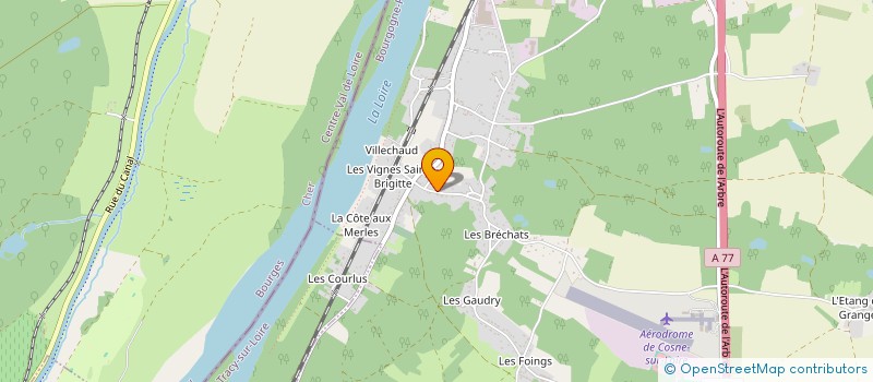 localisation de l'entreprise MONSIEUR SYLVAIN MANCHET  COSNE-COURS-SUR-LOIRE