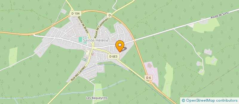 localisation de l'entreprise MONSIEUR SYLVAIN MARCERON  SAINTE-HELENE