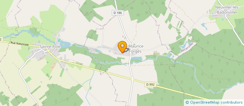 localisation de l'entreprise MONSIEUR SYLVAIN MARCHAL  SAINT-MAURICE-AUX-FORGES