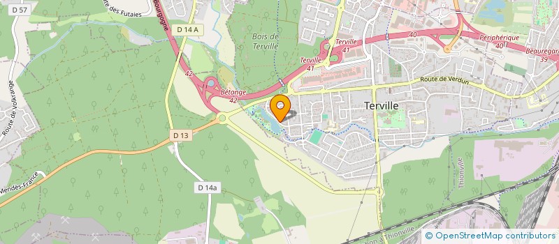 localisation de l'entreprise MONSIEUR SYLVAIN MARCHAL  TERVILLE