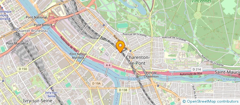 localisation de l'entreprise MONSIEUR SYLVAIN MARCHAND  CHARENTON-LE-PONT