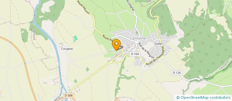 localisation de l'entreprise MONSIEUR SYLVAIN MARCHAUD  LAMOTHE