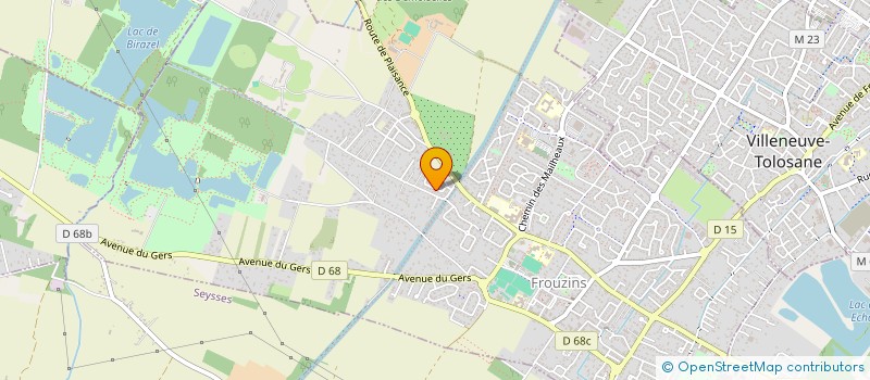 localisation de l'entreprise MONSIEUR SYLVAIN MARECHAL  FROUZINS