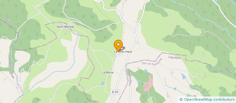 localisation de l'entreprise MONSIEUR SYLVAIN MARILLEAU  NAJAC