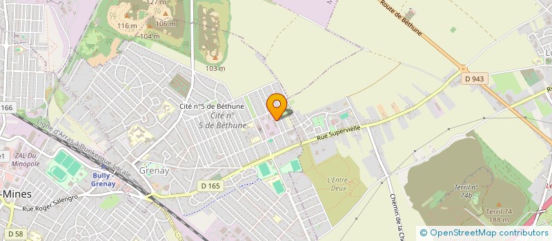 localisation de l'entreprise MONSIEUR SYLVAIN MARLIERE  GRENAY