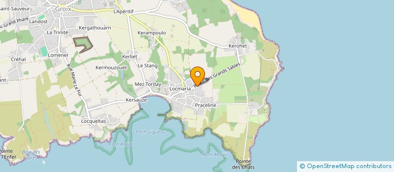 localisation de l'entreprise MONSIEUR SYLVAIN MARMUGI  GROIX