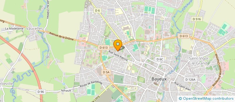 localisation de l'entreprise MONSIEUR SYLVAIN MARQUIS  BAYEUX