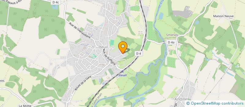localisation de l'entreprise MONSIEUR SYLVAIN MARTEAU  ITEUIL