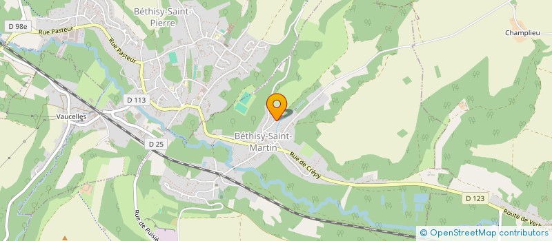localisation de l'entreprise MONSIEUR SYLVAIN MARTIN  BETHISY-SAINT-MARTIN