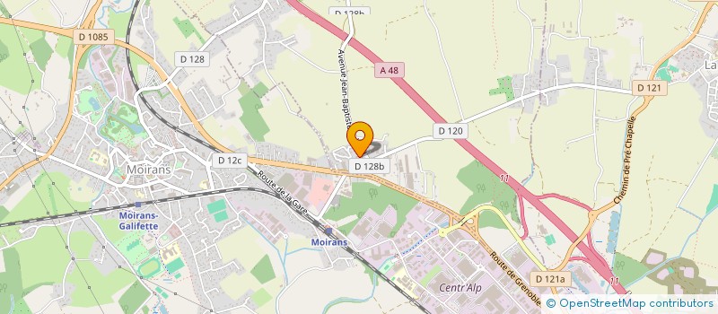 localisation de l'entreprise MONSIEUR SYLVAIN MARTIN  SAINT-JEAN-DE-MOIRANS