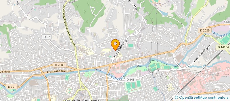 localisation de l'entreprise MONSIEUR SYLVAIN MARTIN DELLUC  BRIVE-LA-GAILLARDE