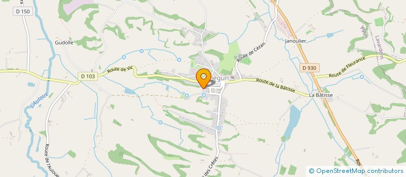 localisation de l'entreprise MONSIEUR SYLVAIN MARTIRENE  JEGUN