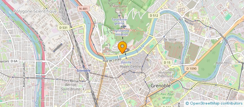 localisation de l'entreprise MONSIEUR SYLVAIN MARUEJOLS  GRENOBLE