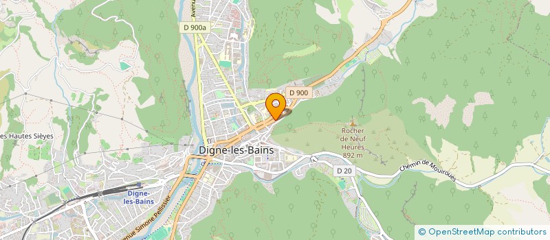 localisation de l'entreprise MONSIEUR SYLVAIN MAS  DIGNE-LES-BAINS