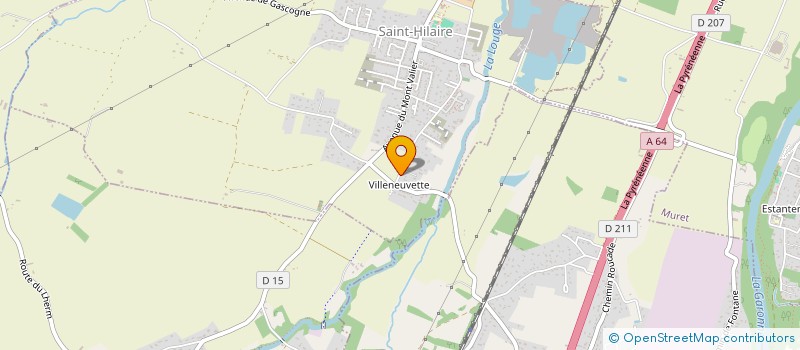 localisation de l'entreprise MONSIEUR SYLVAIN MATHYS à SAINT-HILAIRE