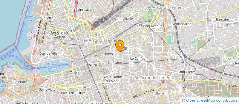 localisation de l'entreprise MONSIEUR SYLVAIN MAUGIN à MARSEILLE