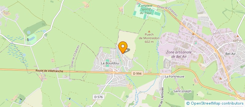 localisation de l'entreprise MONSIEUR SYLVAIN MAURICE  CALMONT