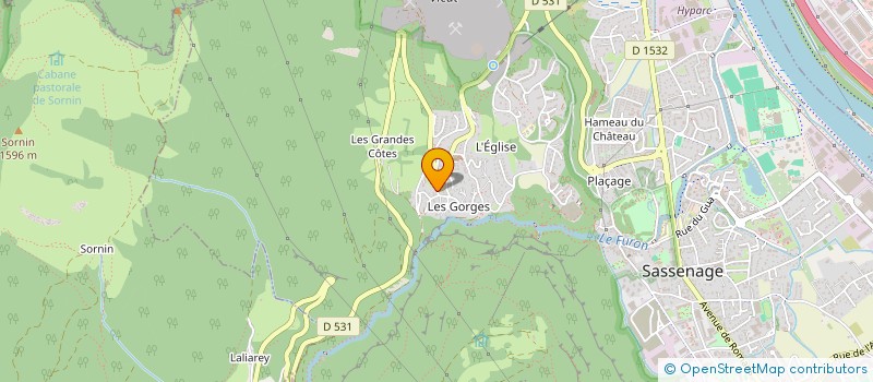 localisation de l'entreprise MONSIEUR SYLVAIN MEDINA  SASSENAGE