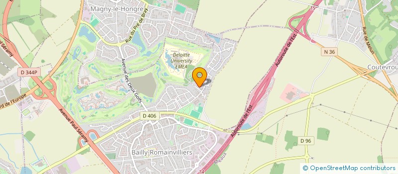 localisation de l'entreprise MONSIEUR SYLVAIN MEDJID  BAILLY-ROMAINVILLIERS