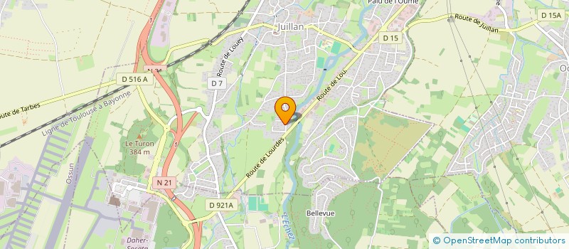 localisation de l'entreprise MONSIEUR SYLVAIN MEHAY  JUILLAN