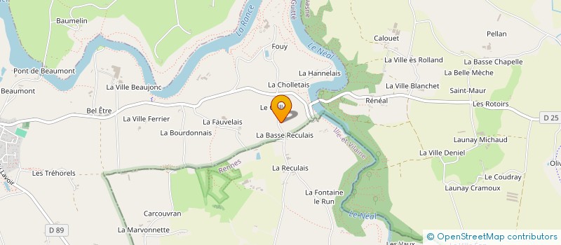 localisation de l'entreprise MONSIEUR SYLVAIN MELEARD  GUITTE