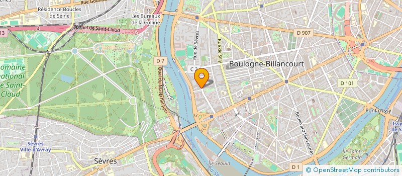localisation de l'entreprise MONSIEUR SYLVAIN MENAGER à BOULOGNE-BILLANCOURT