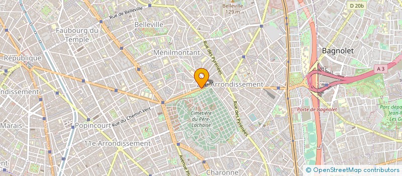 localisation de l'entreprise MONSIEUR SYLVAIN MENARD  PARIS